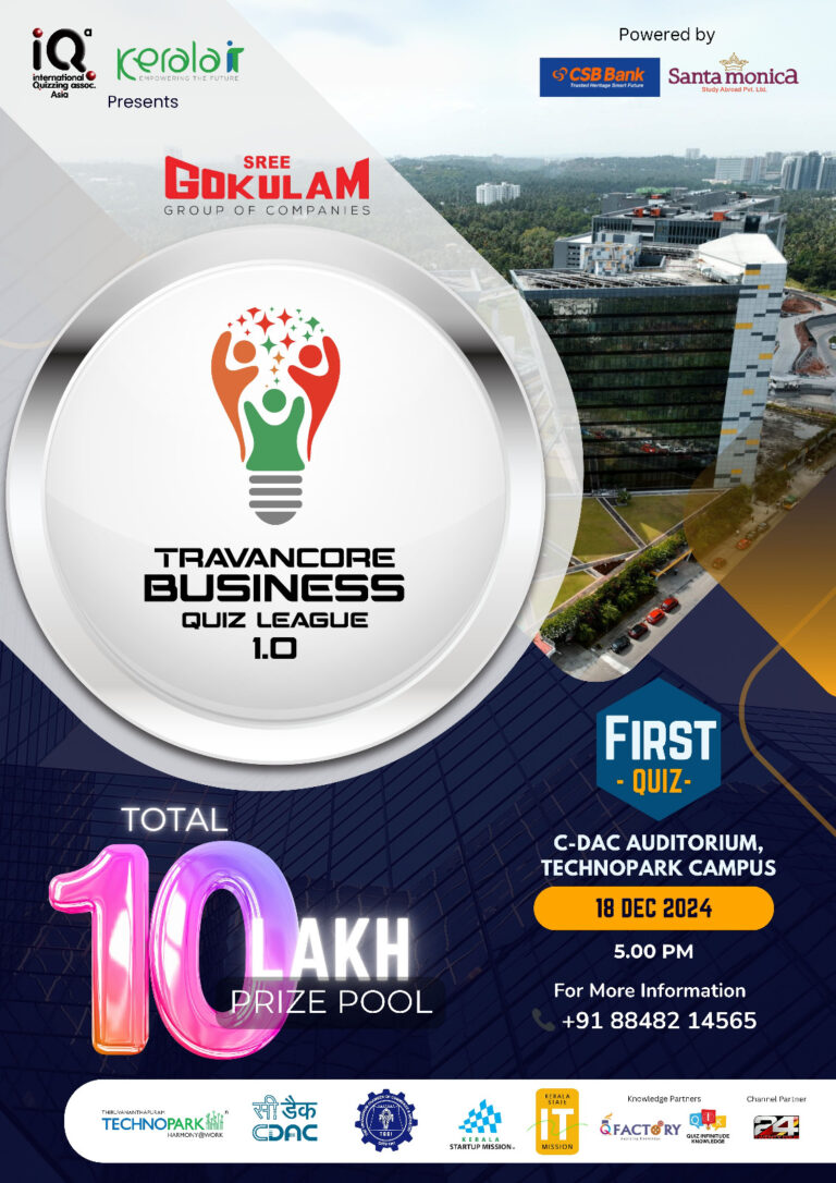 Trivandrum Business Quiz League – Quiz 1